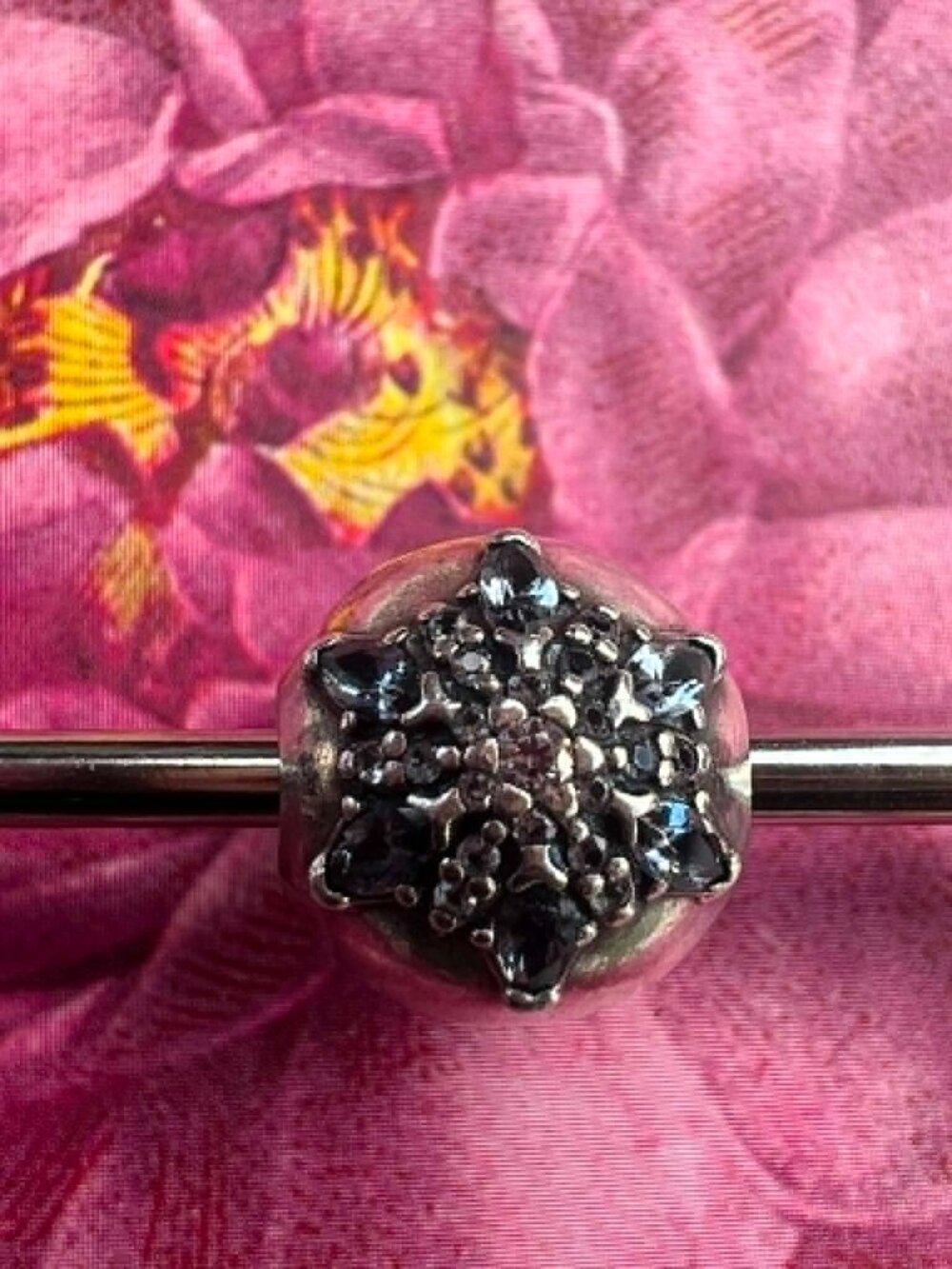 Authentic Pandora Crystallized Snowflake Clip #791997NMB
